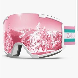 Women Ski Snowboard Goggles, Anti-fog 100% UV Protection